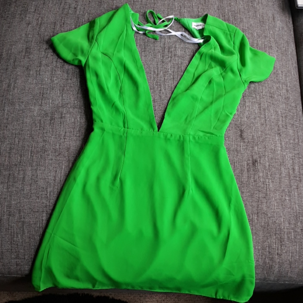 Mini Deep V/backless Superdown Party Dress